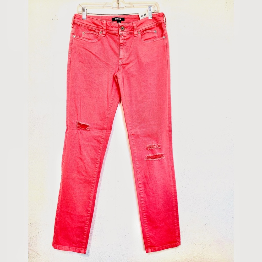 Roberto Cavalli Pink Slim Women's Jeans - Picture 12 of 16